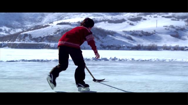 Close Up Of People Playing Ice Hockey