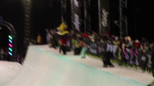 People Snowboarding Doing Aerial Tricks