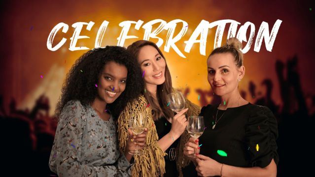 Celebration Cutout Photo Scene