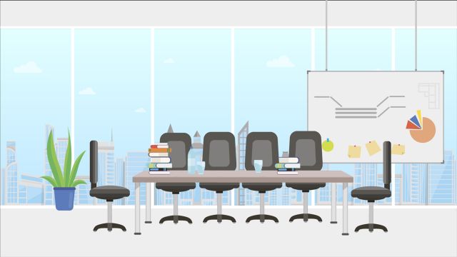 Meeting Room 2 Animated Background - The Stock Footage Club
