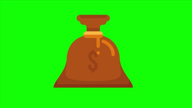 Money Bag Animated Green Screen Explainer Object - The Stock Footage Club Money Bag Animated Green Screen Explainer Object - The Stock Footage Club
