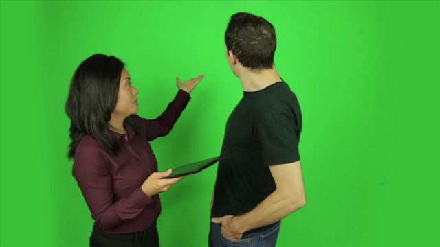 Business Discussion 12 Green Screen Actors