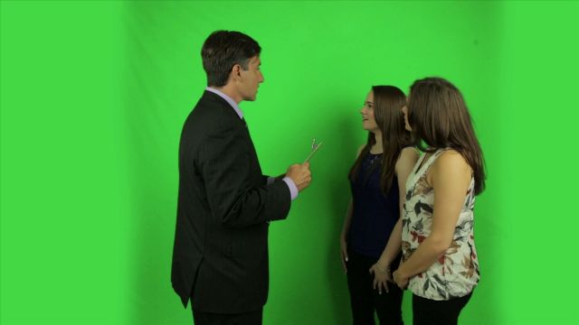Business Discussion 4 Green Screen Actors