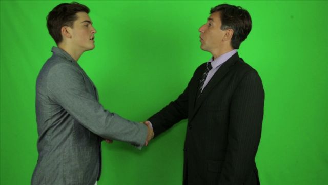 Business Discussion 6 Green Screen Actors