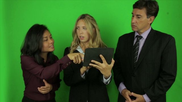 Business Discussion 9 Green Screen Actors