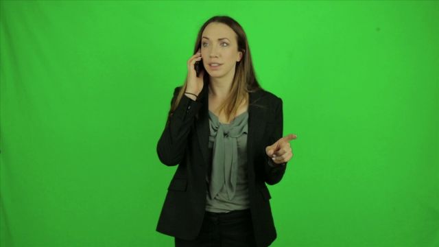 Phone Frustrated 7 Green Screen Actors